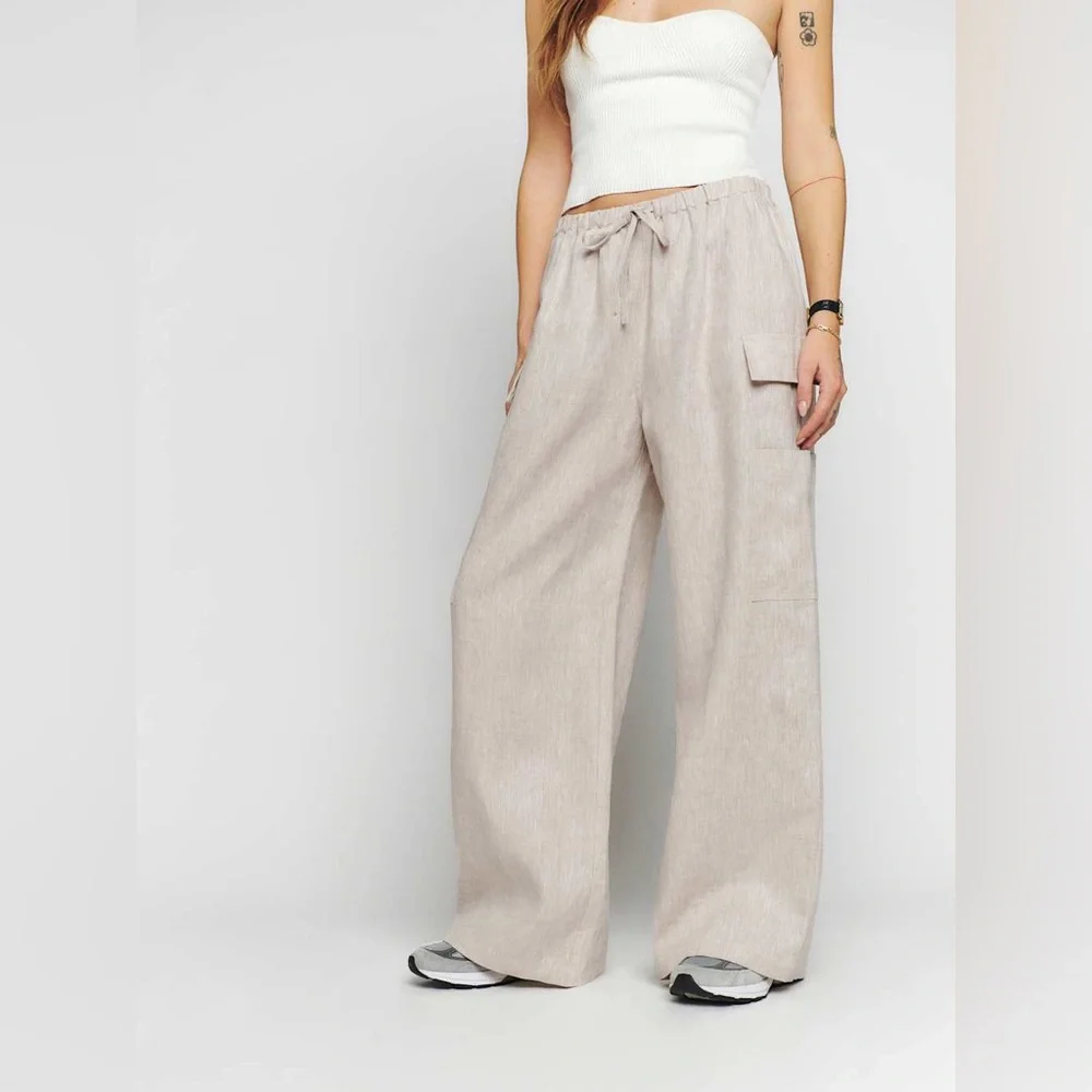 Reformation Ethan Linen Pant